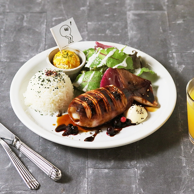 ロマンティックいか焼きフードプレート ¥1,560(税抜)