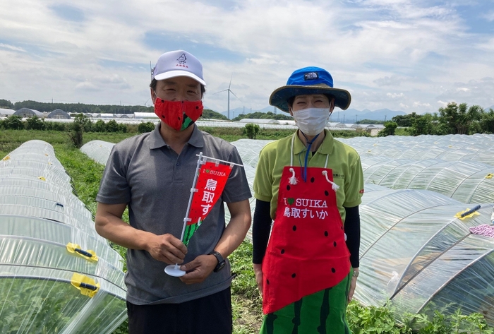 鳥取すいかの生産者さん