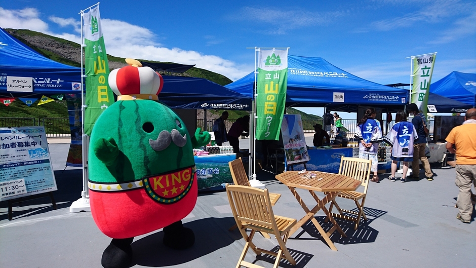 各ブースでは、ご当地キャラが登場