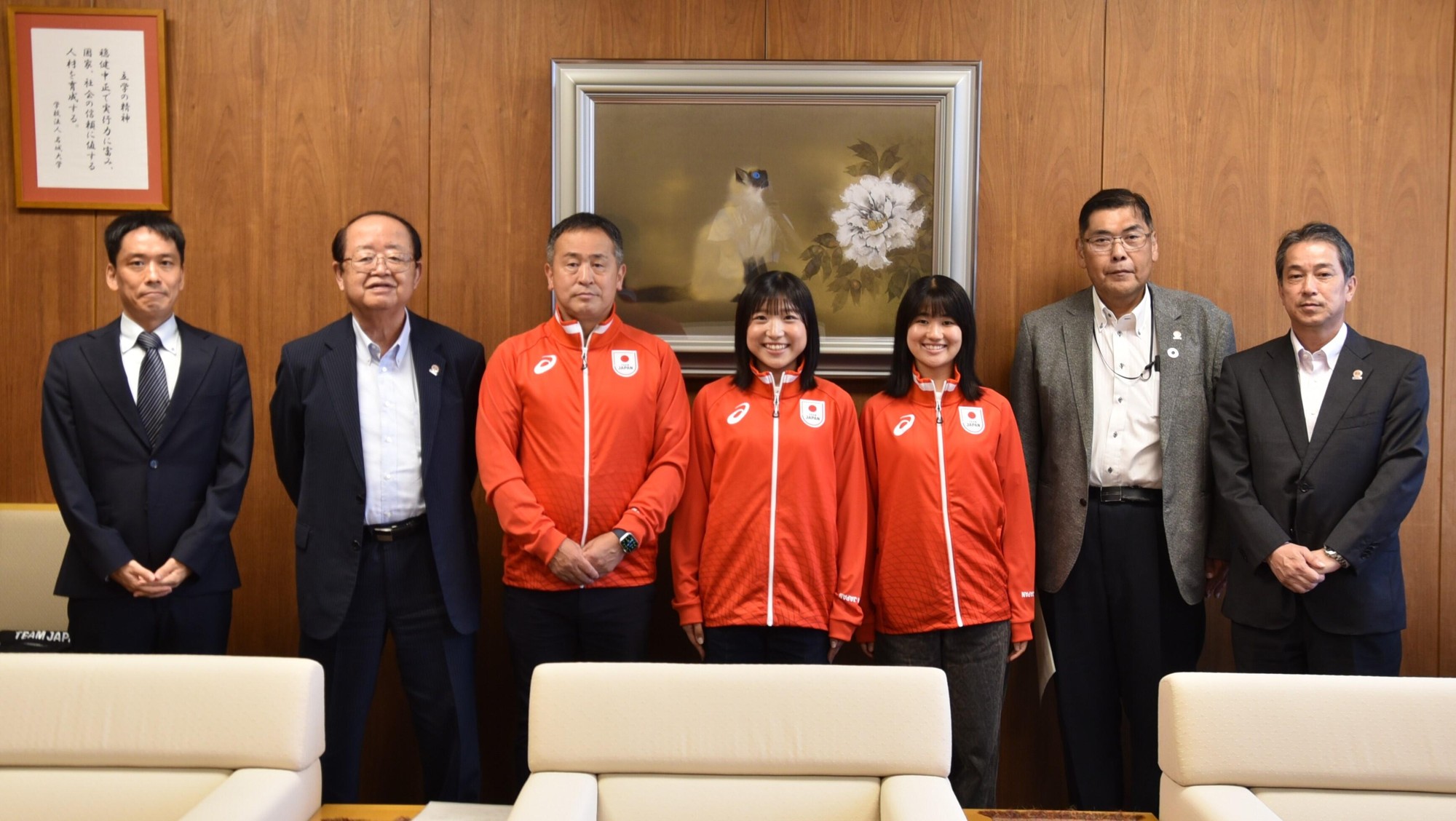 【名城大学】女子駅伝部　細見選手と橋本選手が「FISUワールドユニバーシティゲームズ」の出場を報告