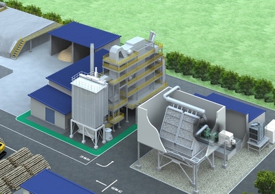 (2MWバイオマス発電所 イメージ図)