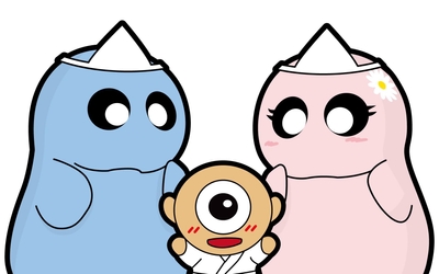 おばけパレオくん&パレナちゃんイメージ