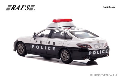 大阪府警察所轄署地域警ら車両(浪4)：左後