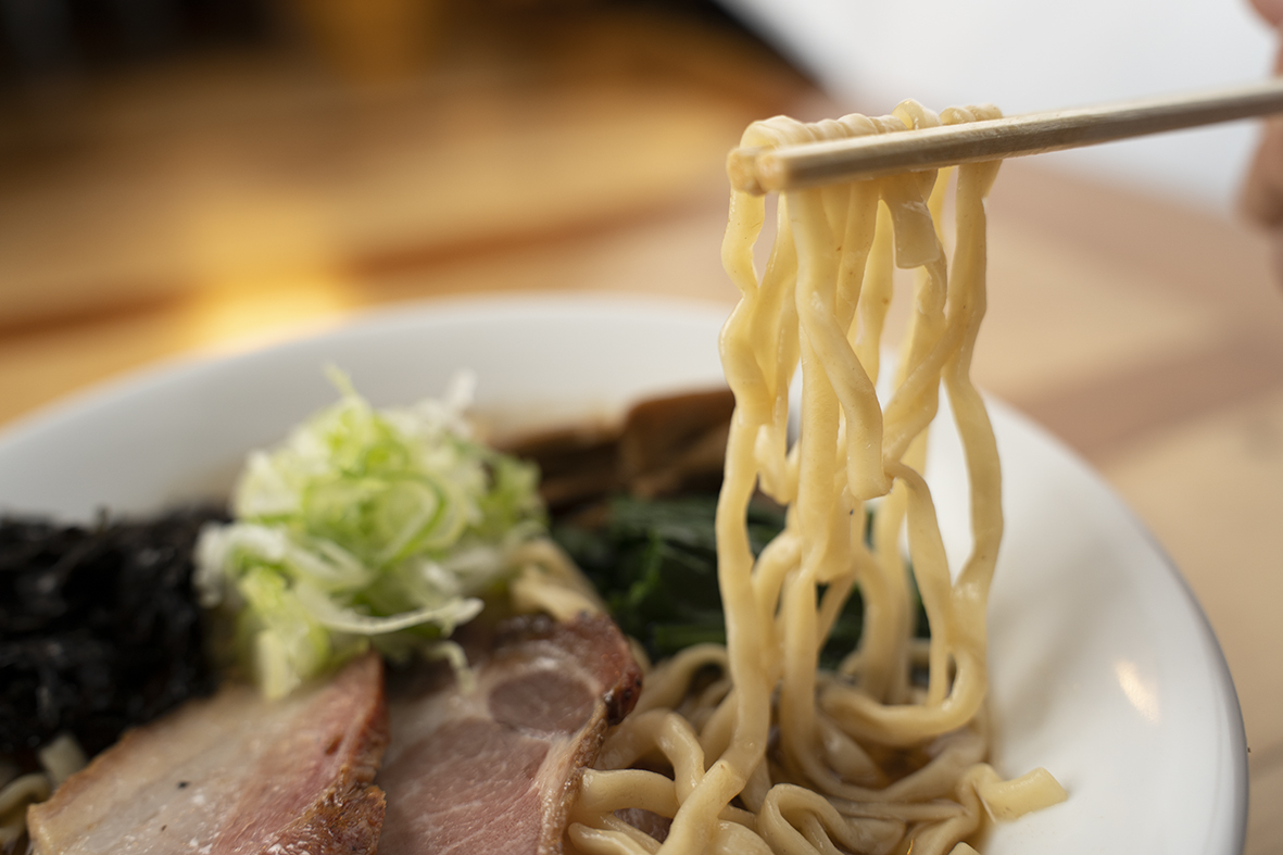 秋田県産小麦使用の麺