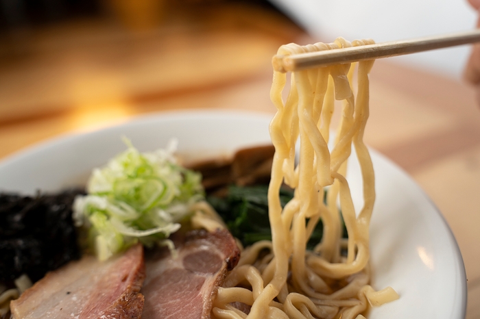 秋田県産小麦使用の麺