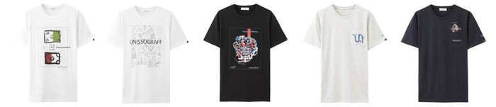 ・LOユニゾグラフTシャツ メンズ