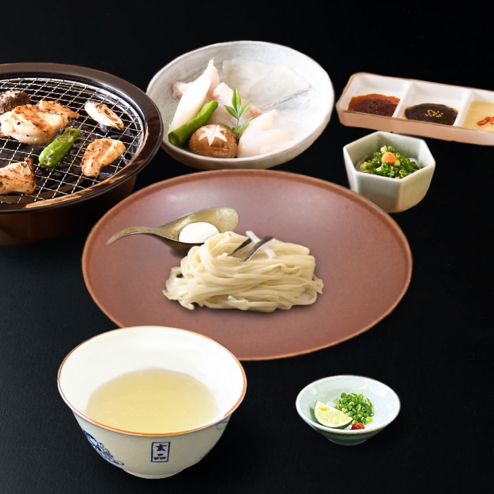 「刻」焼きふぐ＆つけ麺セット