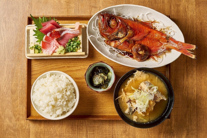 選べる金目鯛おさかな食堂定食【金目鯛煮付け】