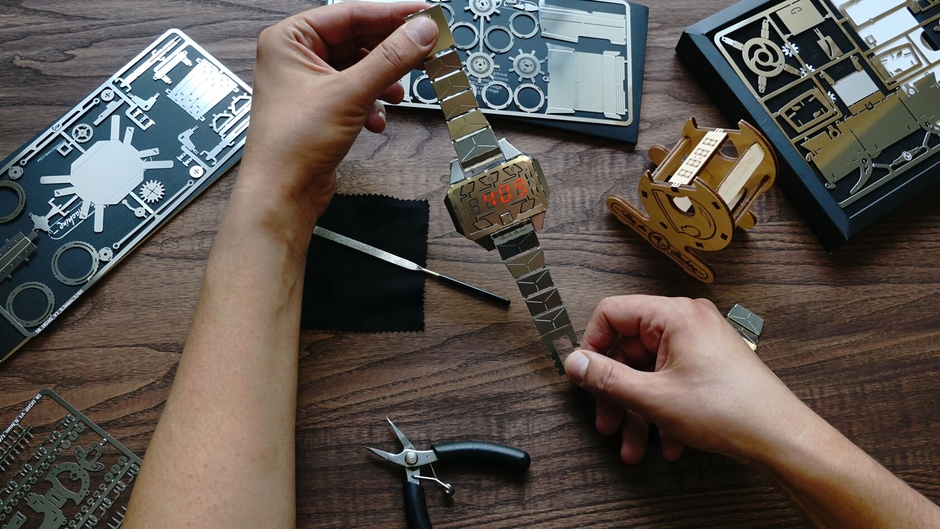 自分の手で組み立てる