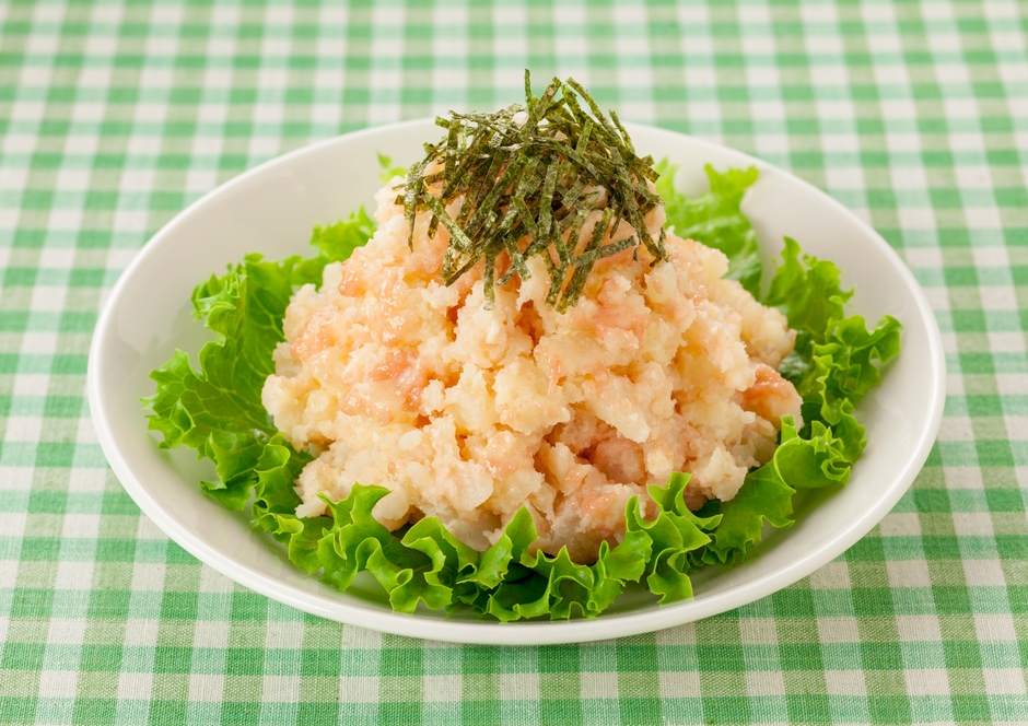 たらこソースで!タラモサラダ