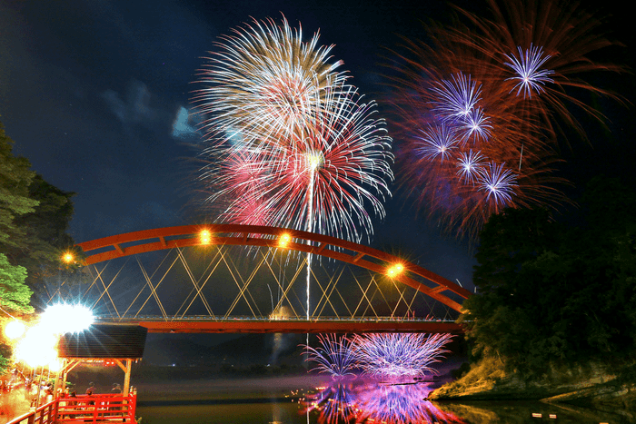 霊まつり流灯花火大会
