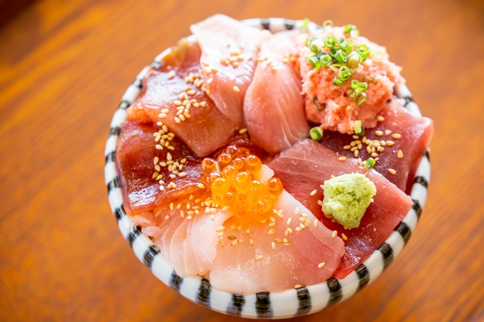 まぐろのトロとろ丼ぶり