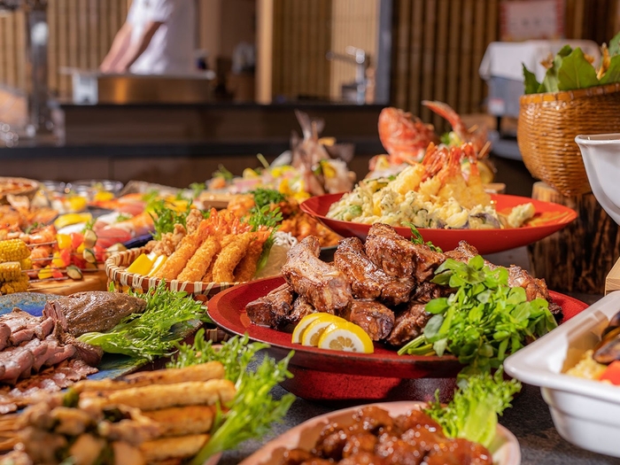 多彩なジャンルを取り揃えたビュッフェ