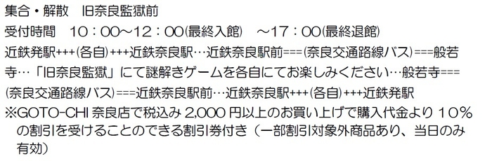 謎解きゲーム行程