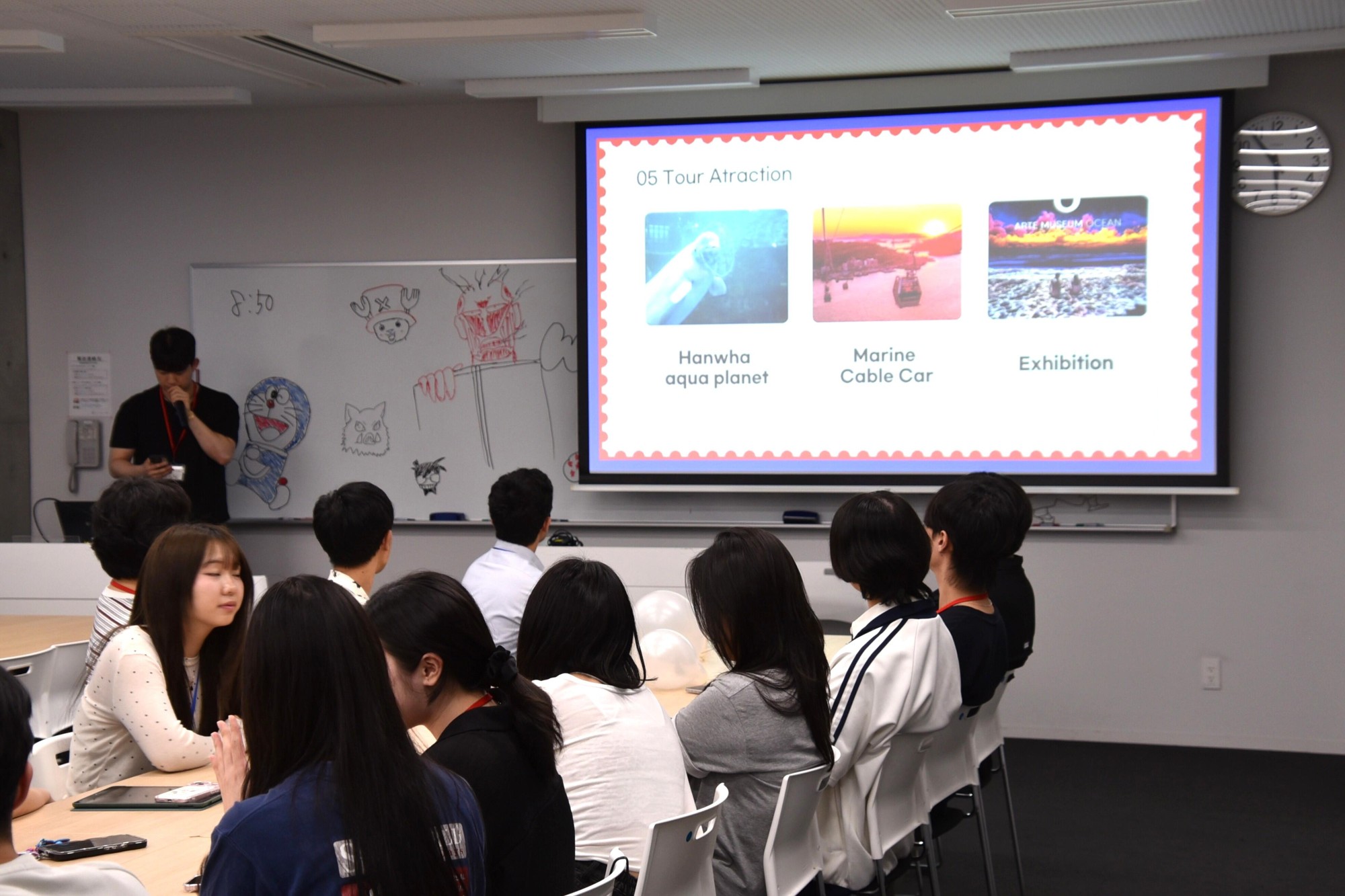 【名城大学】全南大学校(韓国)麗水キャンパスの学生12人が来学 ナゴヤドーム前キャンパスを訪問