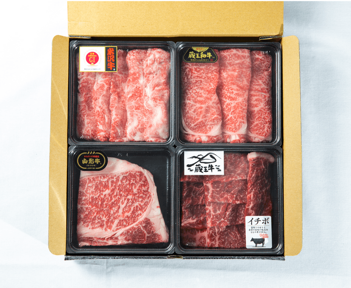 2021年8月お届け商品(山形県 / みちのくブランド牛食べ比べセット)
