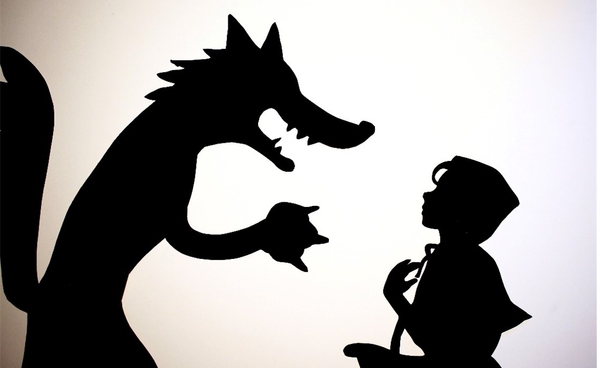 影絵「赤ずきん」