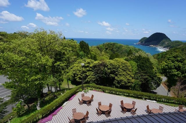 休暇村竹野海岸 テラスからの風景