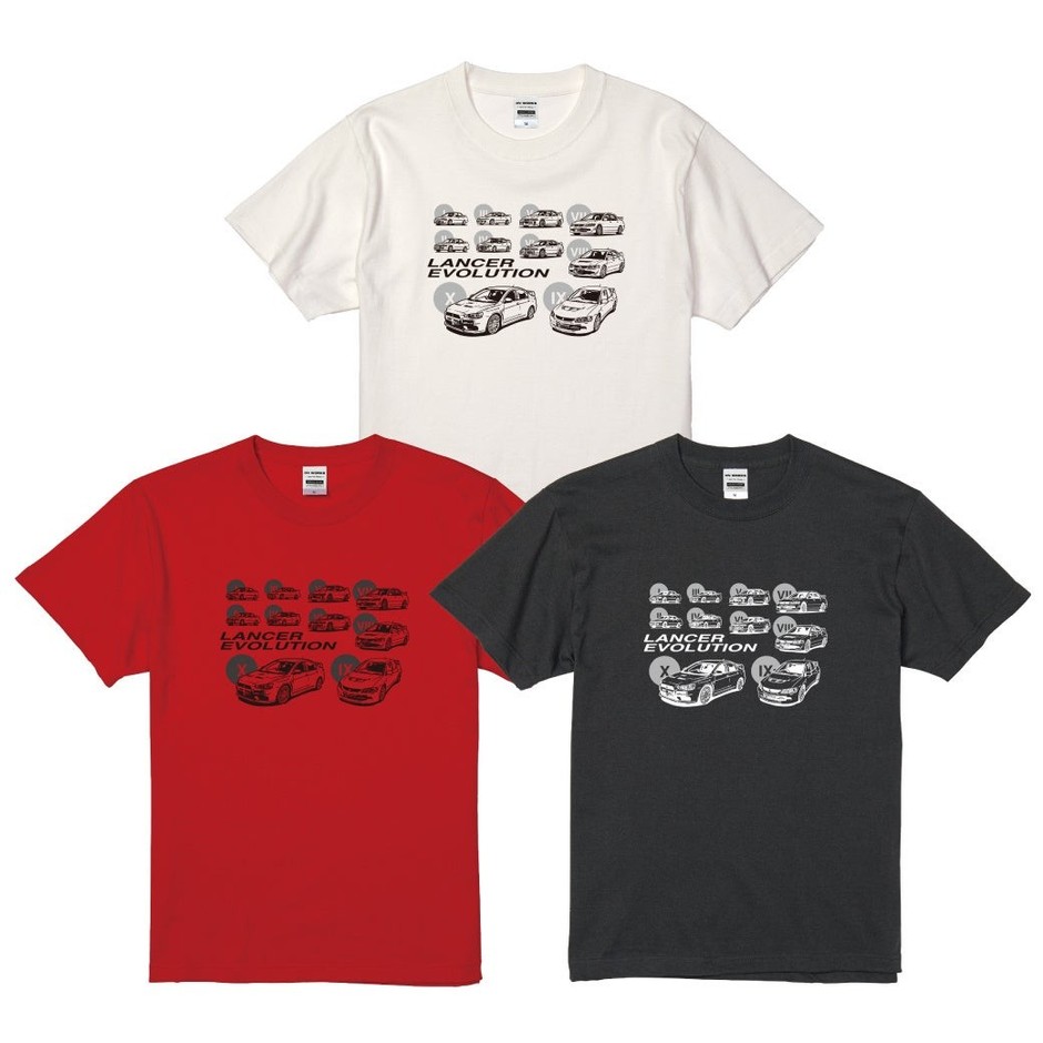 三菱ランサーエボリューション Tシャツ