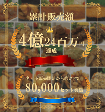 累計販売額　4億2,400万円突破