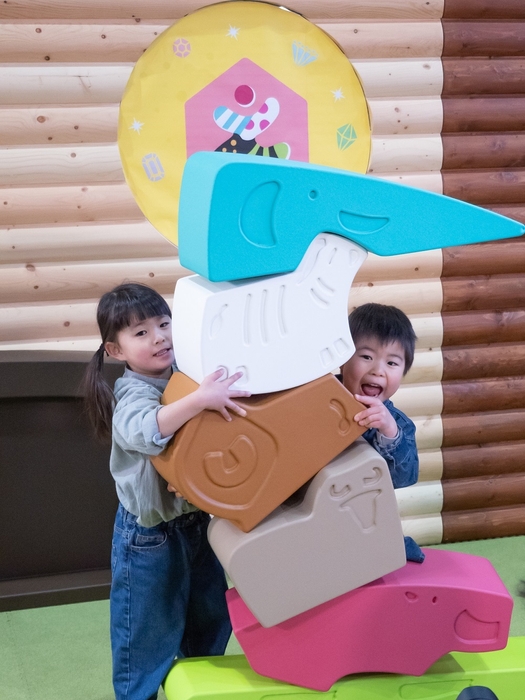 皆で協力して積み上げよう!