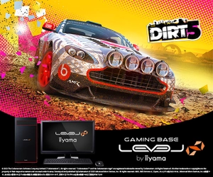 iiyama PC「LEVEL∞（レベル インフィニティ）」より、オフロードレーシングゲーム DiRT 5 推奨パソコン発売!