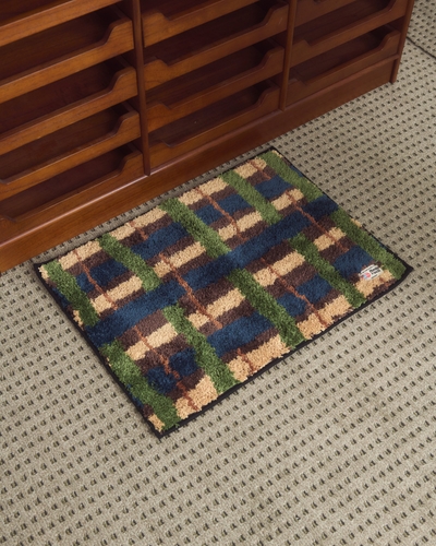 チェックネイビー