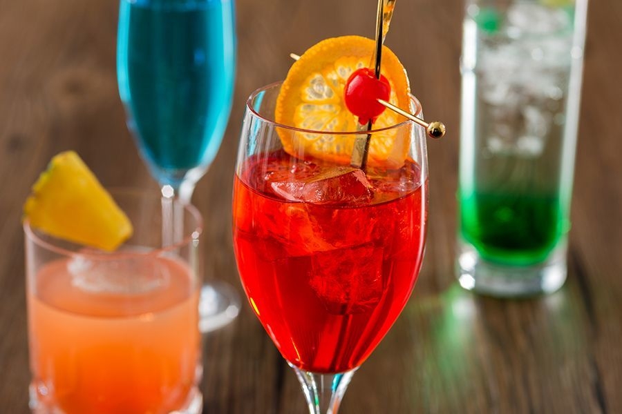 聖杯をイメージしたスペシャルカクテル