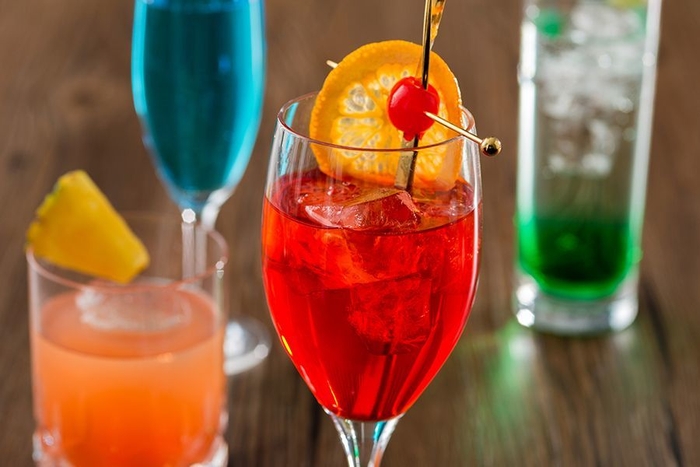 聖杯をイメージしたスペシャルカクテル