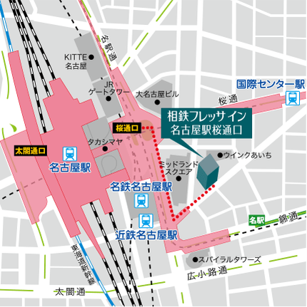 ホテル周辺地図