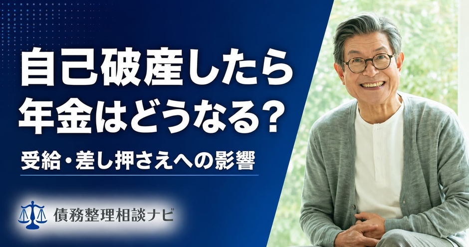 自己破産したら年金はどうなる?受給・差し押さえへの影響