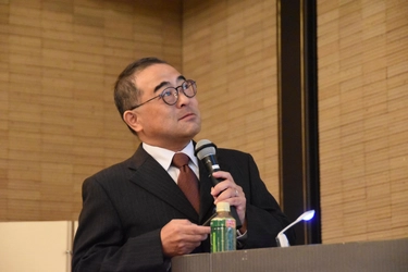 【名城大学】名城社長会で薬学部の間宮准教授が講演し、函館市の大泉市長がトップセールス