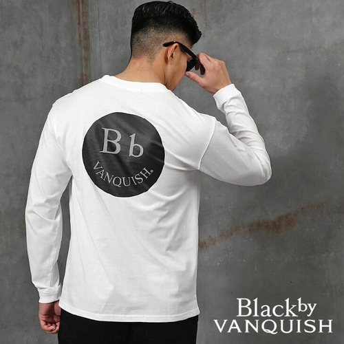 Black by VANQUISH バックモチーフ長袖カットソー