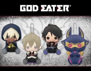  『GOD EATER』シリーズより 「ソーマ・シックザール」「ジュリウス・ヴィスコンティ」  「ユウゴ・ペニーウォート」「アヌビス灰域種」が、 ぴたぬいにラインナップ！ 