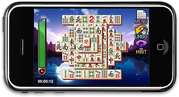 iPhone/iPod touch用ゲーム『パズルゲーム上海』ゲーム画面1