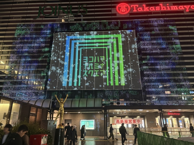 横浜タカシマヤ壁面(イメージ)