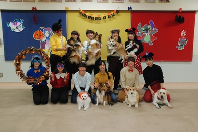 ドッグダンスを終えての集合写真