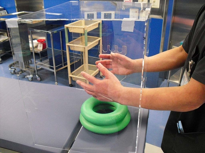 エアロゾルガード使用画像