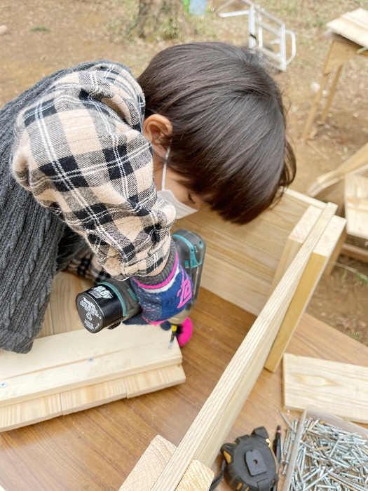 電動工具を使います