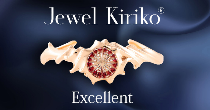 ↑はJewel Kiriko のラグジュアリー・18Kゴールド・アイテム～Japanオリジナルのジュエリーを目指す！