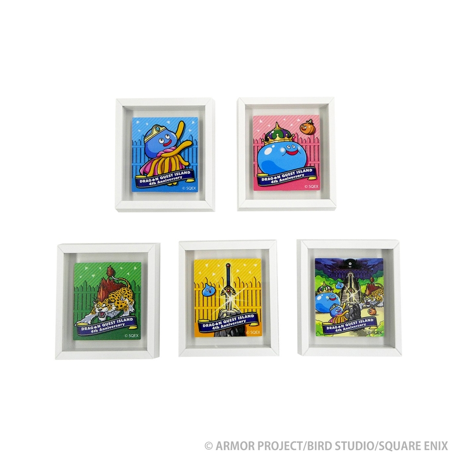 ▲「ドラゴンクエスト アイランド」4周年記念 フレームマグネット／880円（税込）