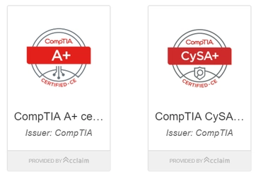 ワールドワイドなIT業務に必要な 知識・スキルを習得していることの証明　 CompTIA(コンプティア)の資格を オンラインプロフィール等で示すことができる CompTIAデジタルバッジの発行を開始