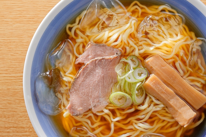 夏ラーメン調理例