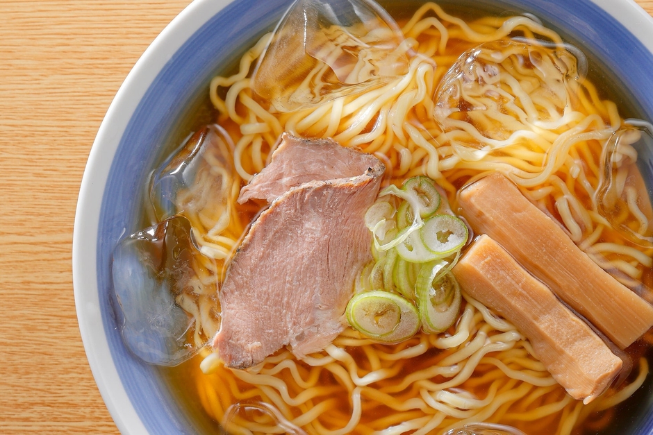 夏ラーメン調理例