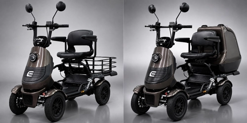 免許不要で乗れる特定小型4輪「ELEGRAN」に、 ひじ掛け標準装備の最上位「PREMIUM」登場