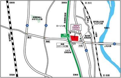 ジョイホンパーク吉岡 地図