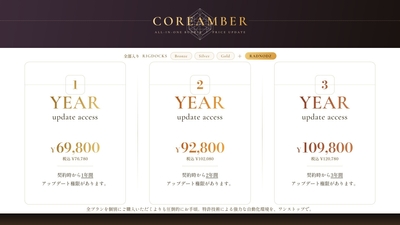 COREAMBER バンドル価格表