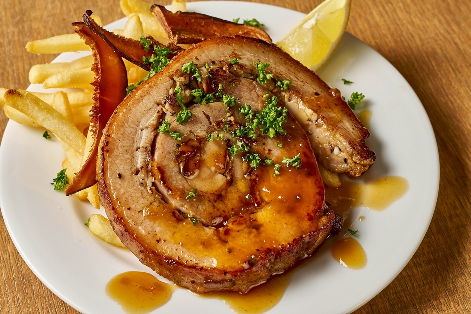 渚のポルケッタ　～伊豆産しいたけ巻き～