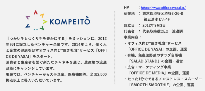 株式会社KOMPEITO