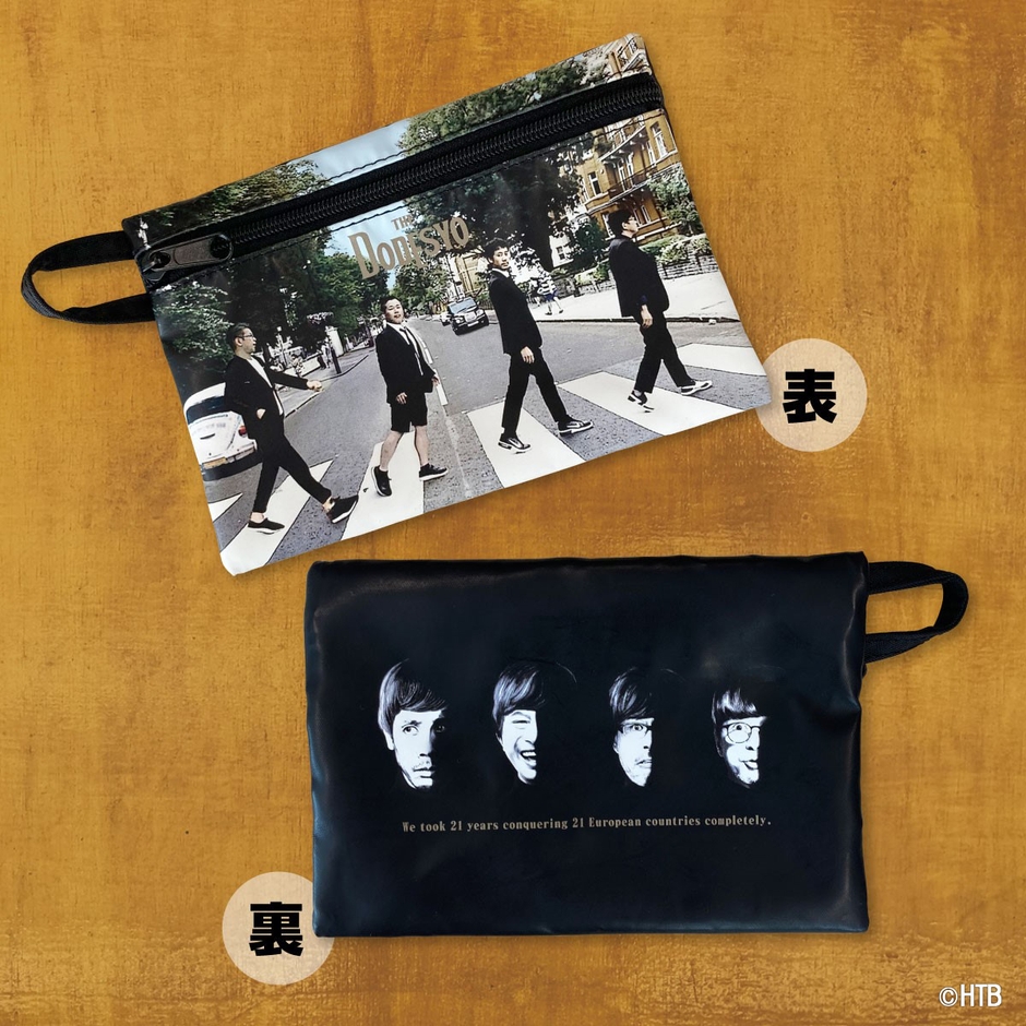 水曜どうでしょうポーチ(イギリスの4人)(C)HTB